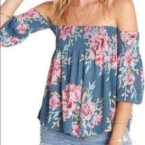 Billabong Off the Shoulder Blouse